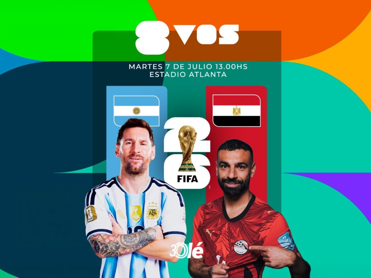 Argentina enfrentará a Egipto en octavos de final del Mundial 2026