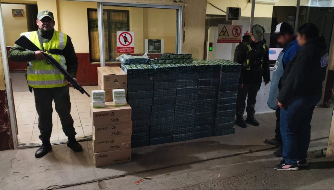 Gendarmería incauta medicamentos valuados en millones por transporte ilegal