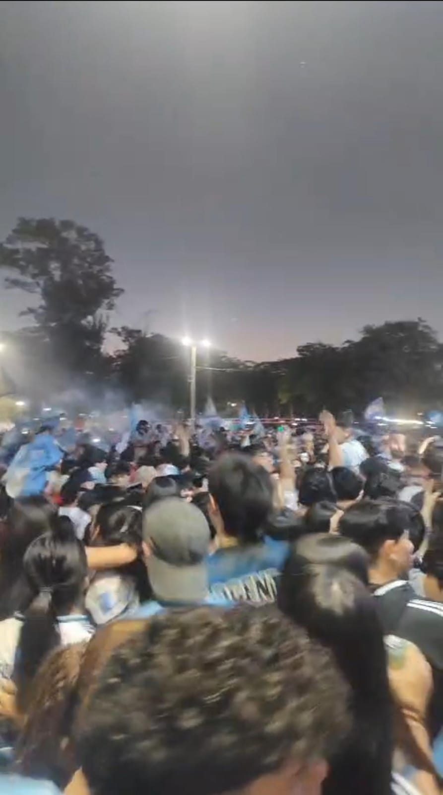 Formosa explotó de alegría tras la remontada argentina ante Inglaterra
