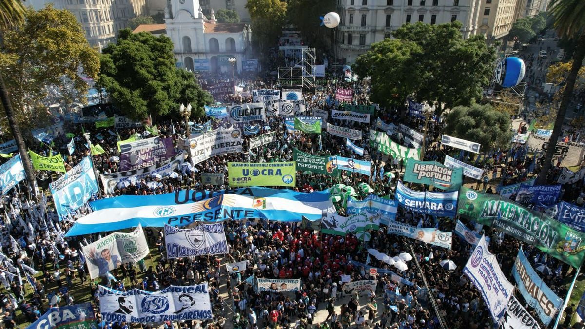 La CGT prepara su regreso a las calles con un plan de lucha contra Milei