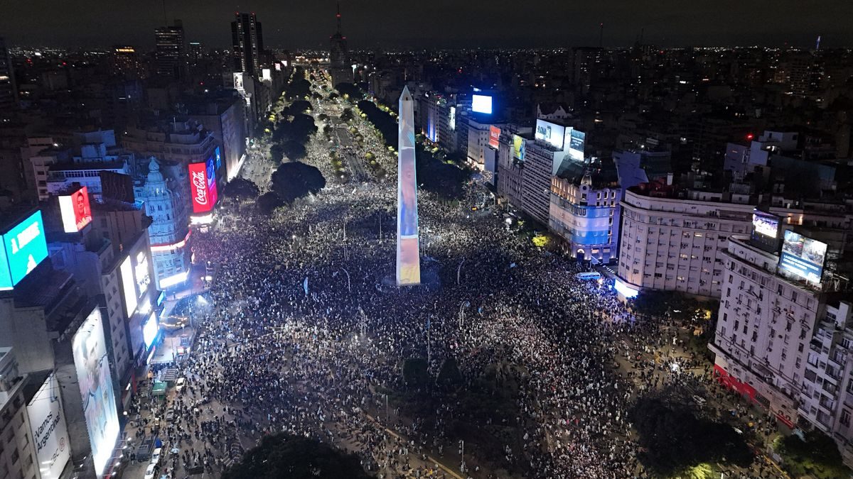 Argentina entera agradece a la Selección pese a caer en la final del Mundial