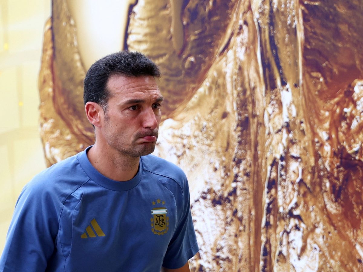 Scaloni se despachó tras la final: "En la derrota también somos nobles"