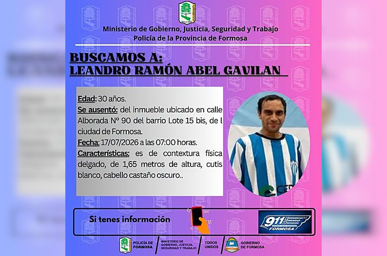 Búsqueda intensiva en Formosa: desaparición de joven moviliza a toda la comunidad