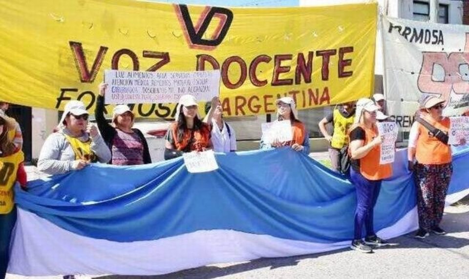 Voz Docente se suma al paro nacional y exige respuestas a Insfrán