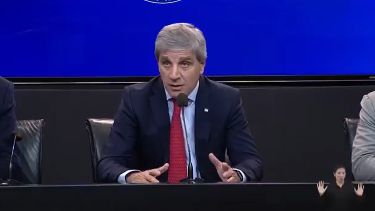 Caputo defiende la postura del Gobierno frente a la crisis de morosidad
