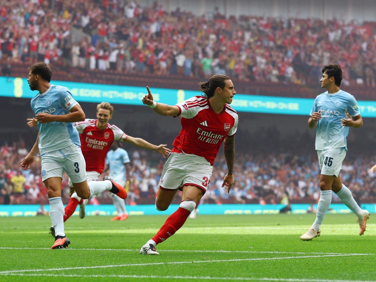 Arsenal sorprendió al Manchester City con un gol fulminante en apenas 23 segundos