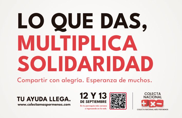 Llega el fin de semana central de la Colecta Nacional Más por Menos