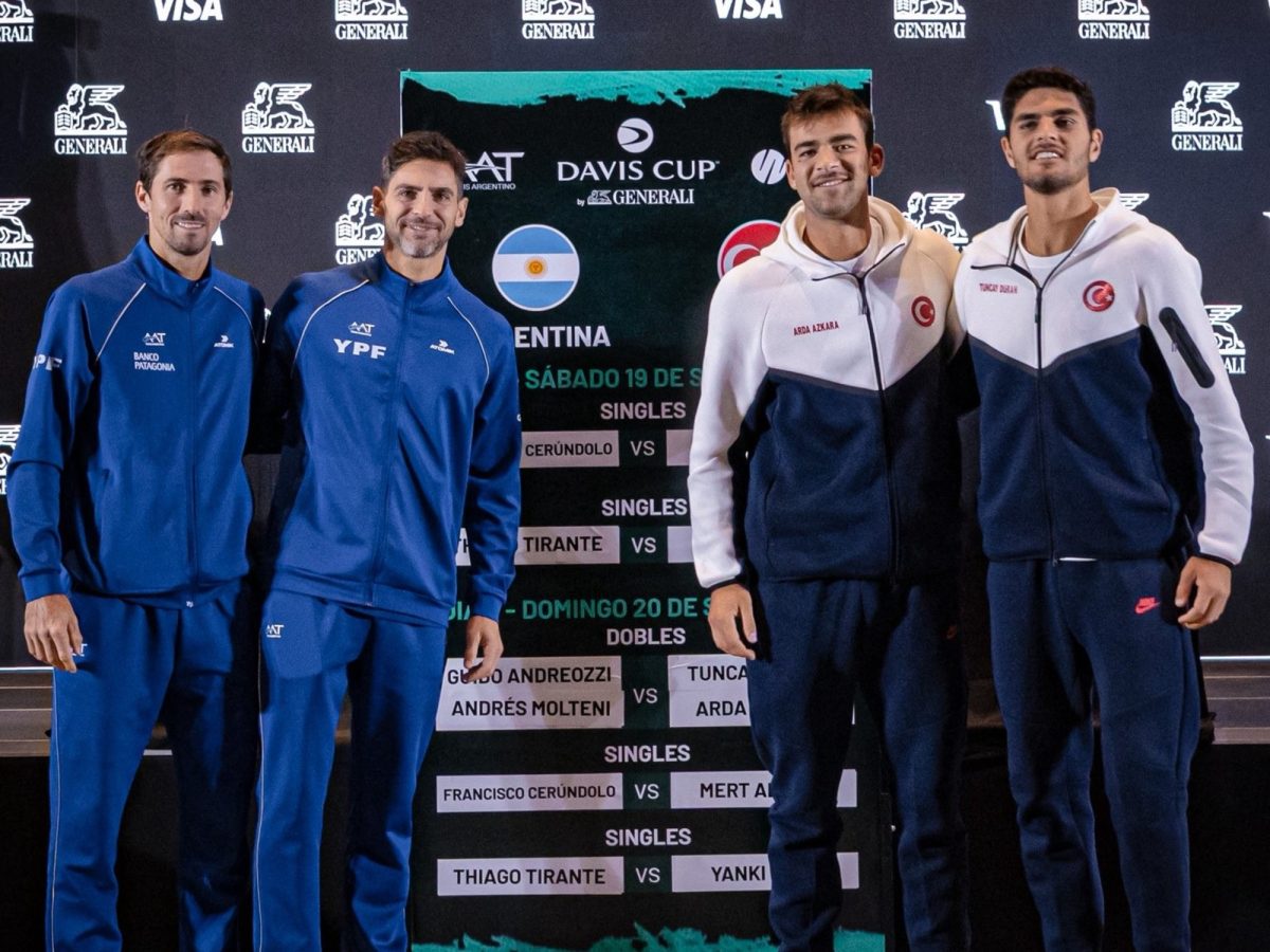 Argentina cierra la serie ante Turquía en Copa Davis con el dobles en juego