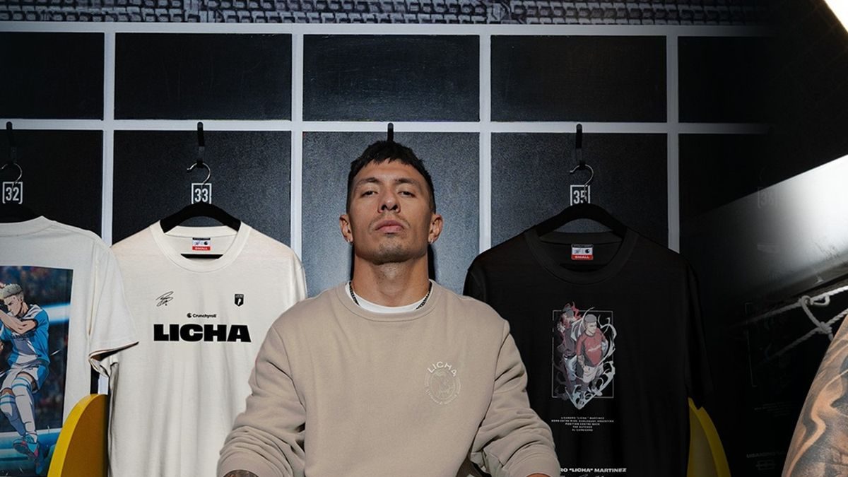 Lisandro Martínez lanza su colección de ropa inspirada en animé con Crunchyroll