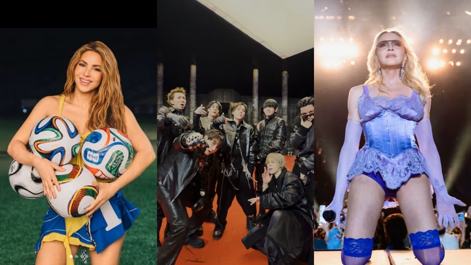 Shakira, Madonna y BTS encabezarán el histórico show de medio tiempo de la final del Mundial 2026