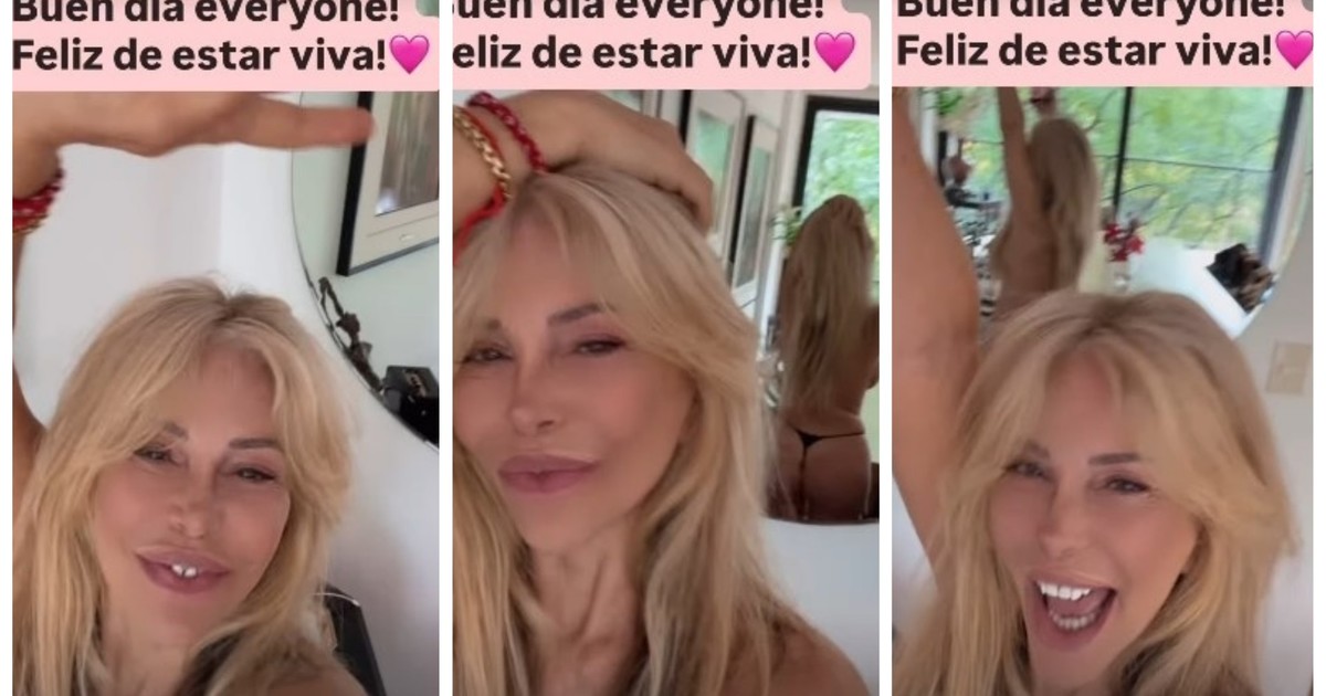 graciela-alfano-se-mostro-bailando-en-topless-y-se-volvio-viral:-«¡feliz-de-estar-viva!»