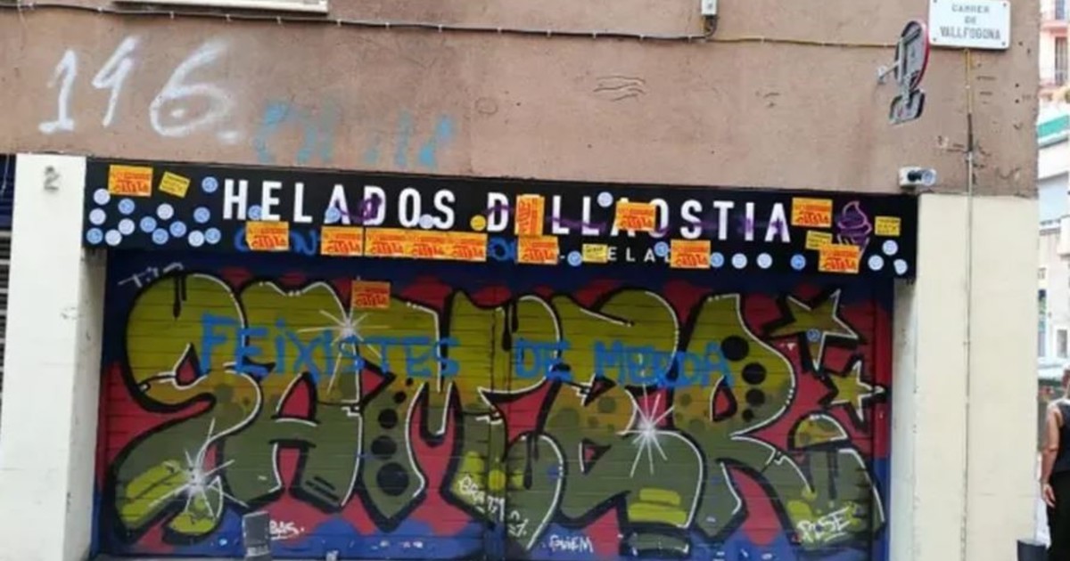 vandalizaron-una-heladeria-argentina-en-barcelona-por-atender-en-espanol:-«este-local-es-nuestro-enemigo»