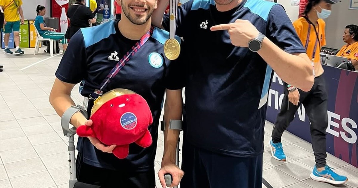 inaki-basiloff-lo-hizo-de-nuevo:-se-consagro-campeon-del-mundial-de-para-natacion-en-singapur-en-una-carrera-fantastica