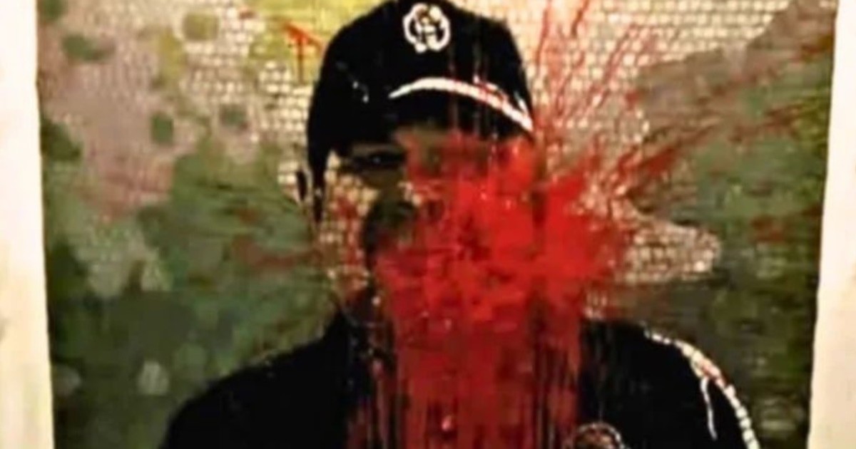 vandalizaron-un-mural-de-maradona-en-la-cancha-de-gimnasia,-a-dos-semanas-del-clasico-con-estudiantes:-el-video-del-vergonzoso-ataque