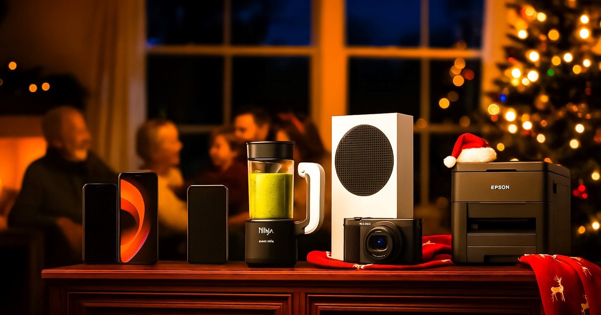 diez-opciones-tech-para-regalar-en-navidad:-de-los-ultimos-celulares-a-parlantes-y-licuadoras-usb