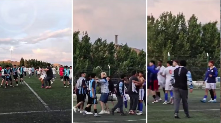 una-salvaje-pelea-se-desato-durante-un-partido-juvenil-en-comodoro-rivadavia