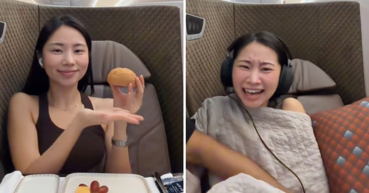 una-influencer-se-grabo-gritando-en-un-avion-y-tuvo-que-dar-explicaciones-sobre-su-ataque-de-panico:-«fue-real»