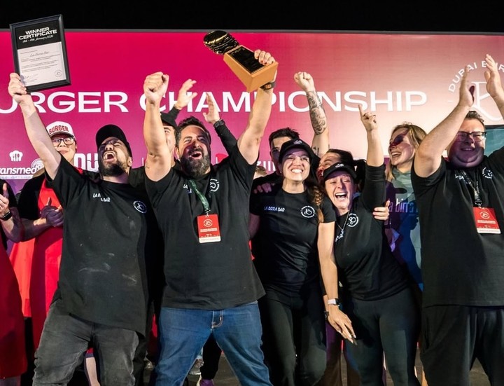 La hamburguesería La Birra Bar se consagró campeona en Dubai. Foto Instagram