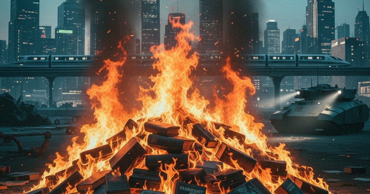 el-dia-en-que-quemar-libros-fue-normal:-por-que-«fahrenheit-451»-de-ray-bradbury-inquieta-hoy