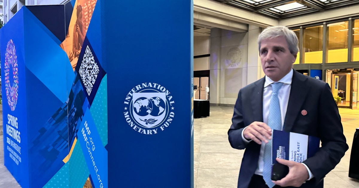 luis-caputo-y-kristalina-georgieva-se-reunieron-en-el-fmi:-«hay-una-relacion-de-confianza»,-dijo-el-ministro