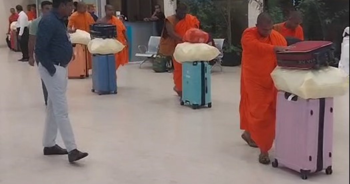 detienen-a-22-monjes-budistas-con-112-kilos-de-droga-en-un-aeropuerto